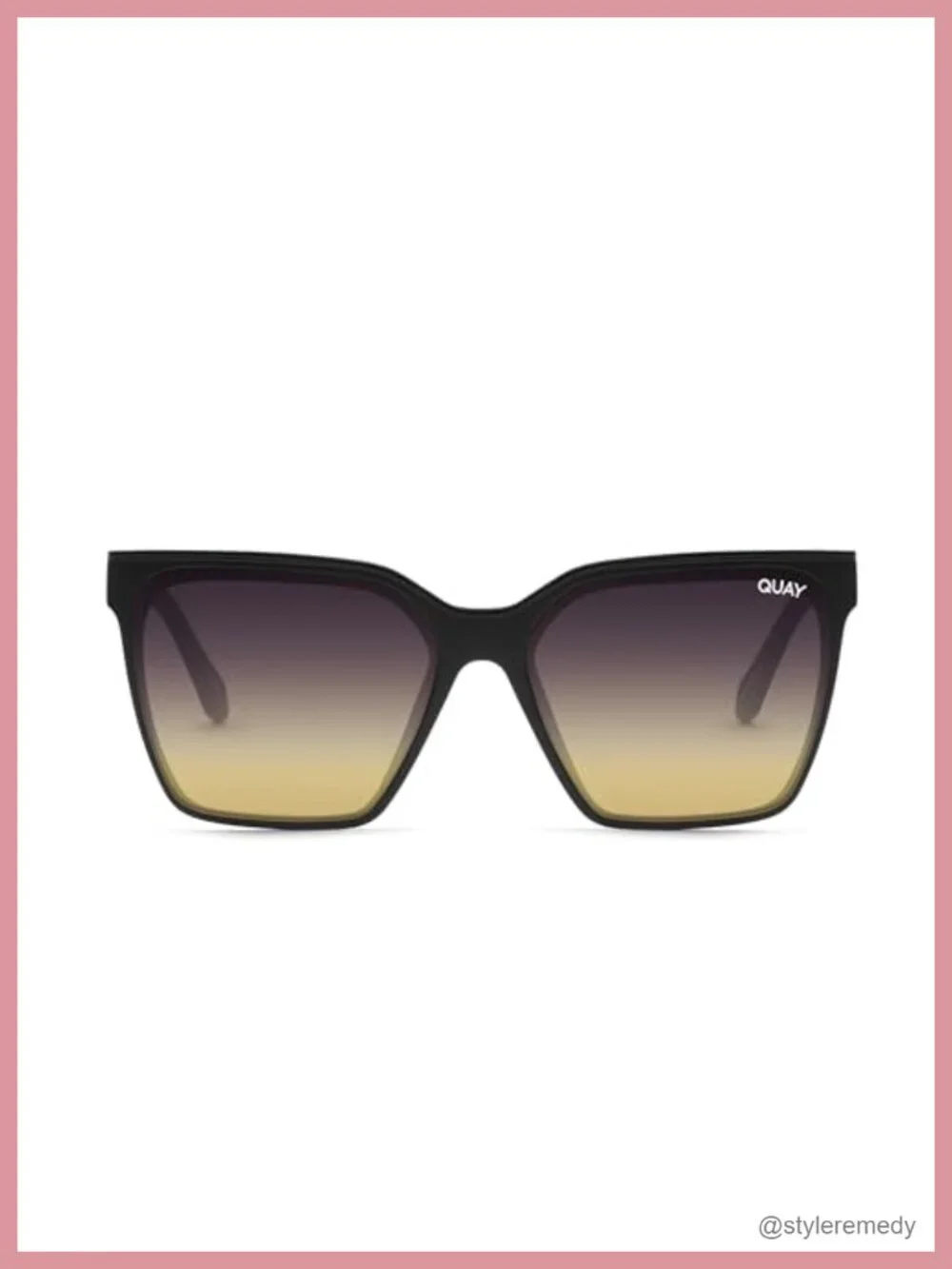 Square Sunglasses UV400 Protection Metal Frame
